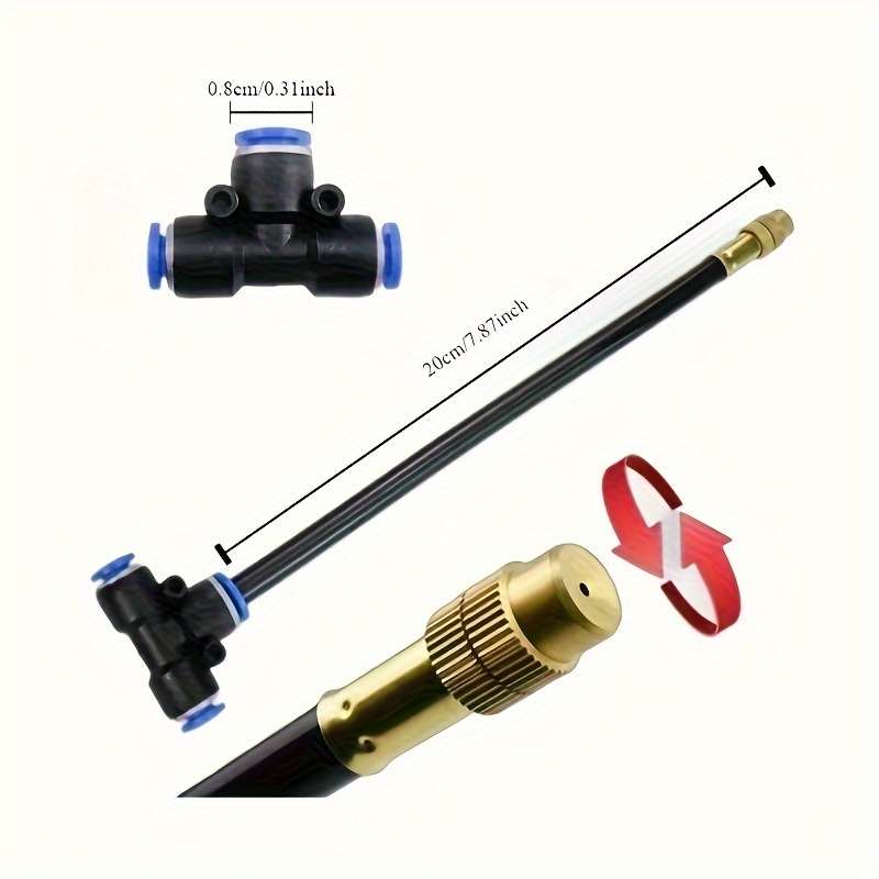 1Set 20M Automatic Watering System With Adjustable 20 Brass Nozzles