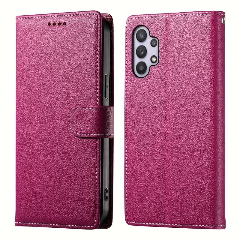 1pc Rose Red For Samsung Galaxy A32 Phone Cases