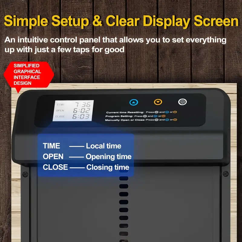 Automatic Chicken House Door With Timer