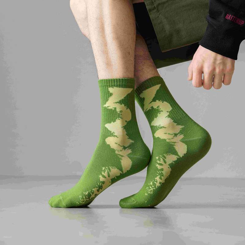 1 Pair Orange  Socks