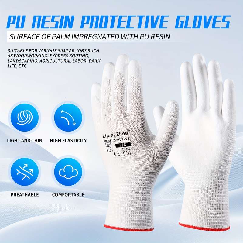 24Pcs Size XL Multi Purpose Work Gloves
