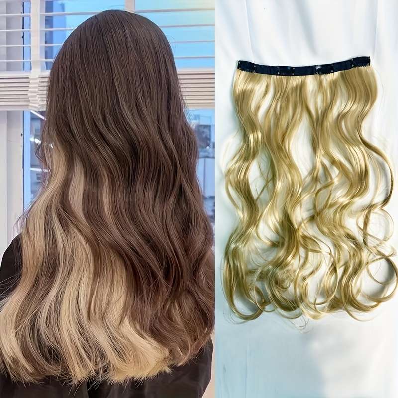 1Pc Linen Golden 50.8cm Fashion Design Wig