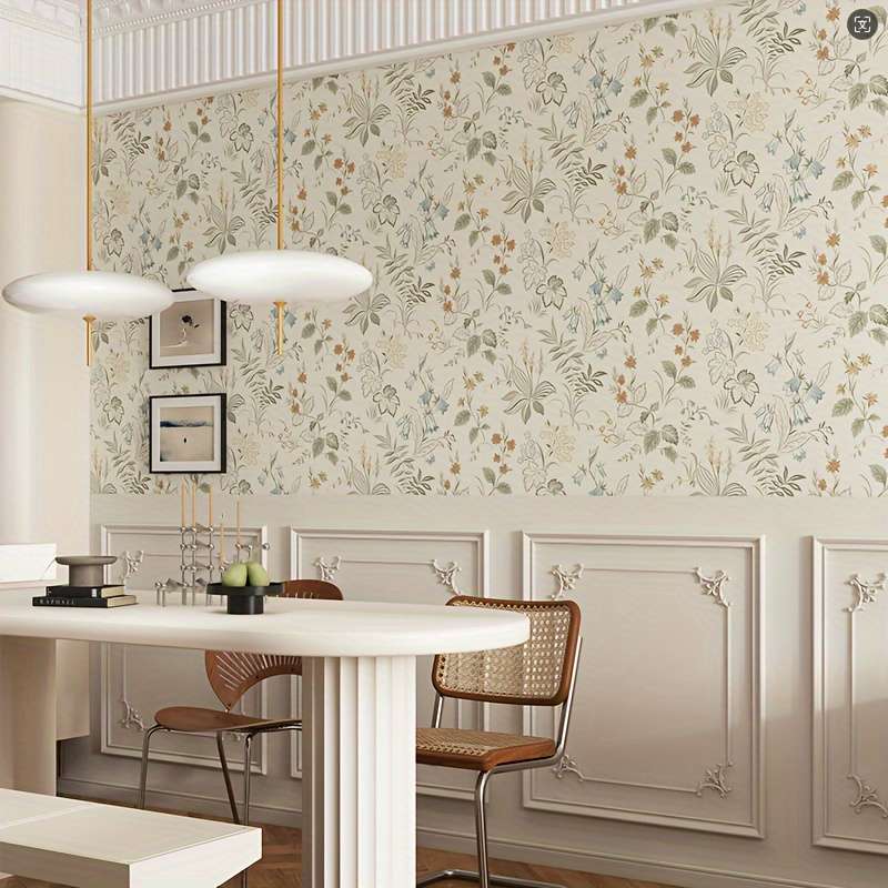 1PC Wall StickersMorning Flowers And Evening Flowers H22.5m LongX44cm Wide