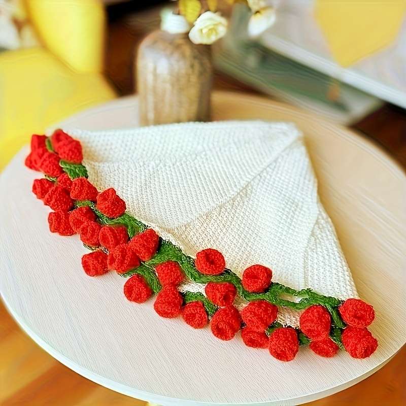1ps Blanket Size Rose Bouquet Blanket  80Cm  35 Roses