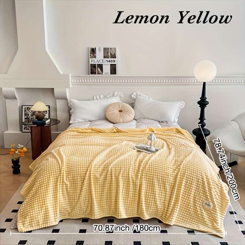 1ps Blanket Color Khaki 1 size 100x150cm