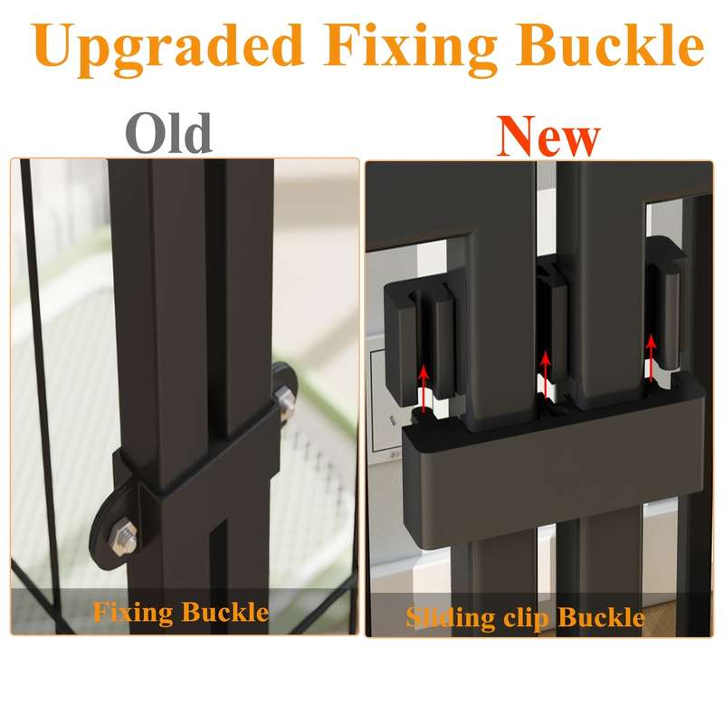 1pc Black Pet Cage