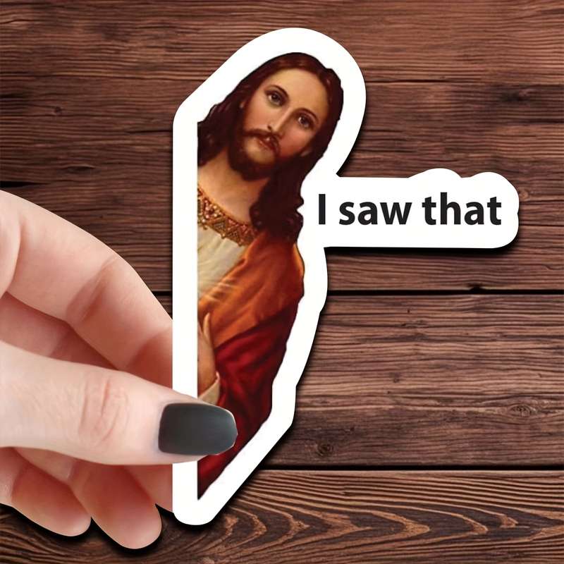 1pc  Jesus Christian Themed Stickers