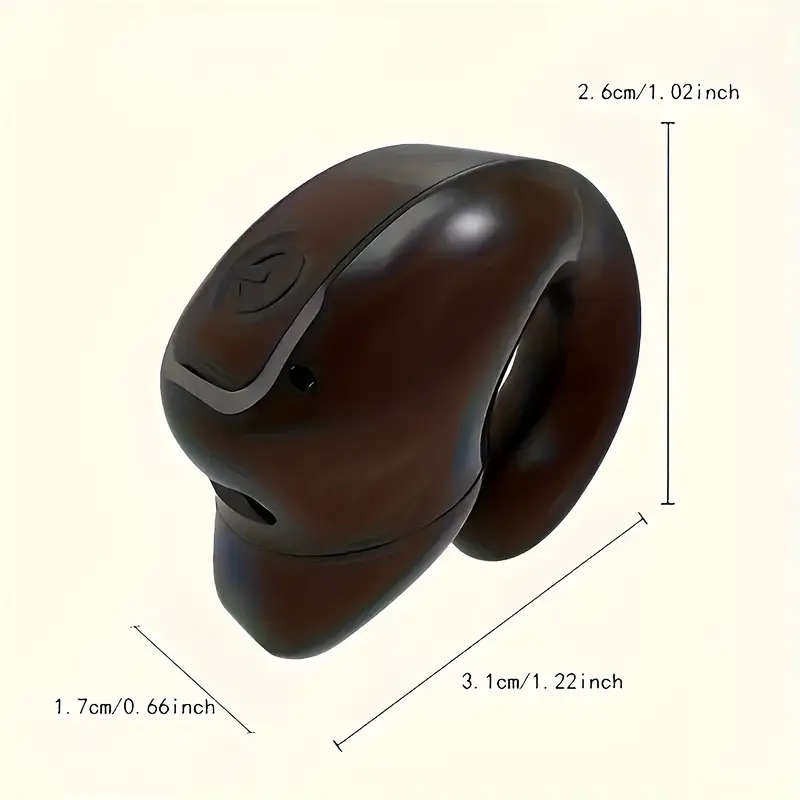 1pc New Clip-On Wireless Earphones Clear Sound Quality For Listening To Music Sports Animation