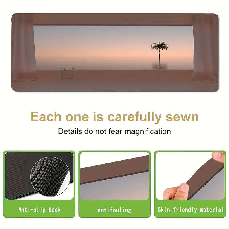 1pc 30x80cm Gaming Mouse Pad Non-Slip Wear-Resistant Mouse Pad