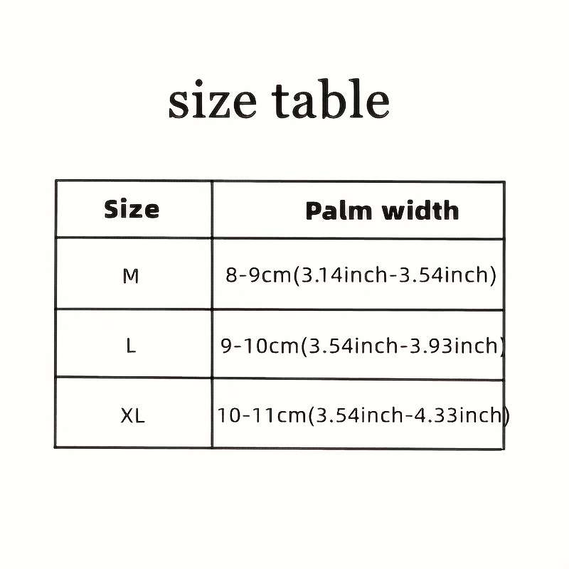 1 Pair Black Size XL Outdoor Sports Gloves