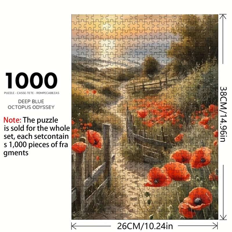 1000 Piece Paper Jigsaw Puzzle For Adults