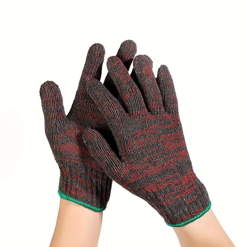 12Pcs 6 Pairs Multi Purpose Work Gloves