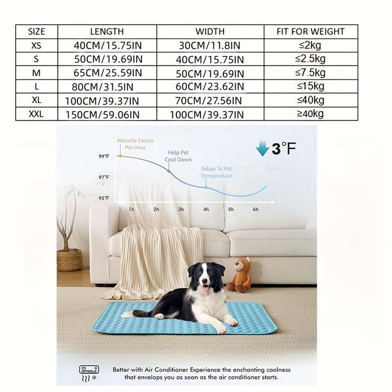 1piece Positive Gray Cooling Pad