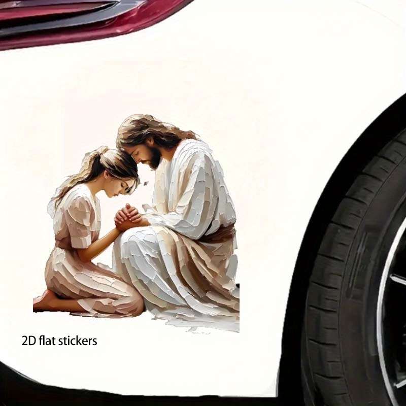 1pc Jesus Christian Themed Stickers