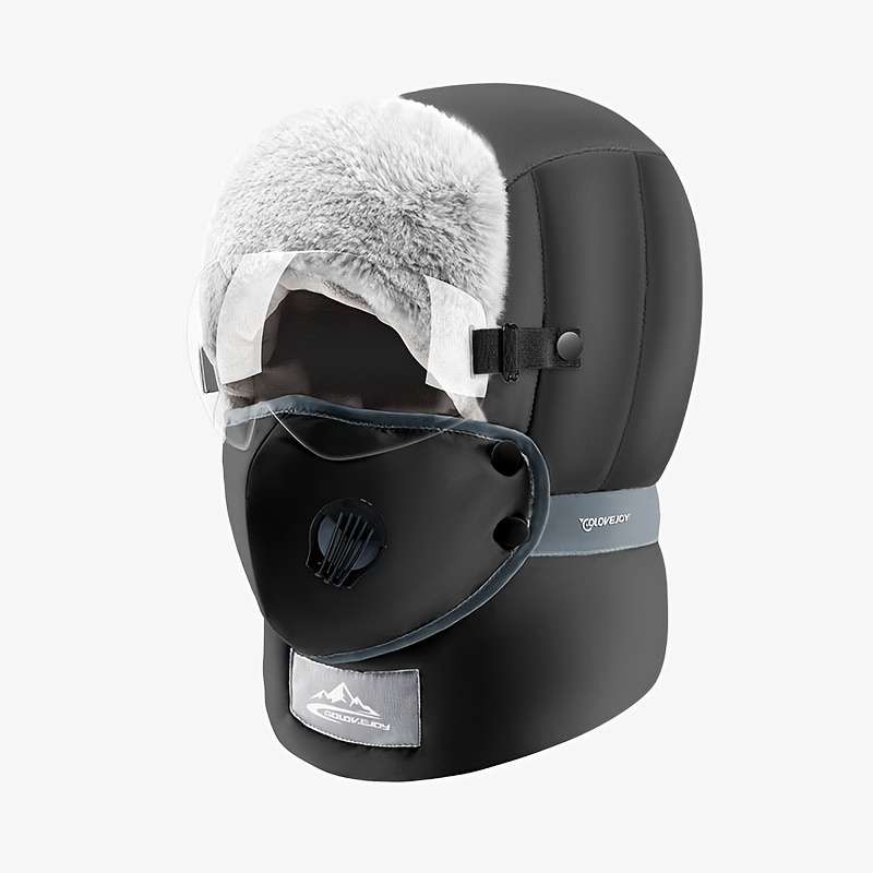 Hat Khaki Add Clear Goggles