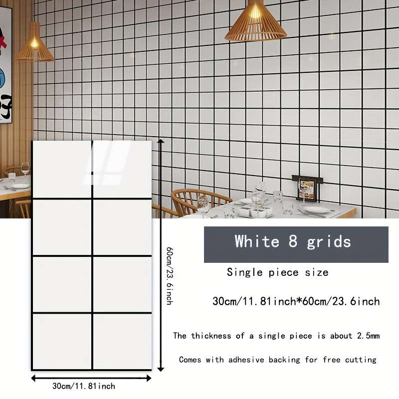 20 Pieces Wall StickersBright surface 8 grid
