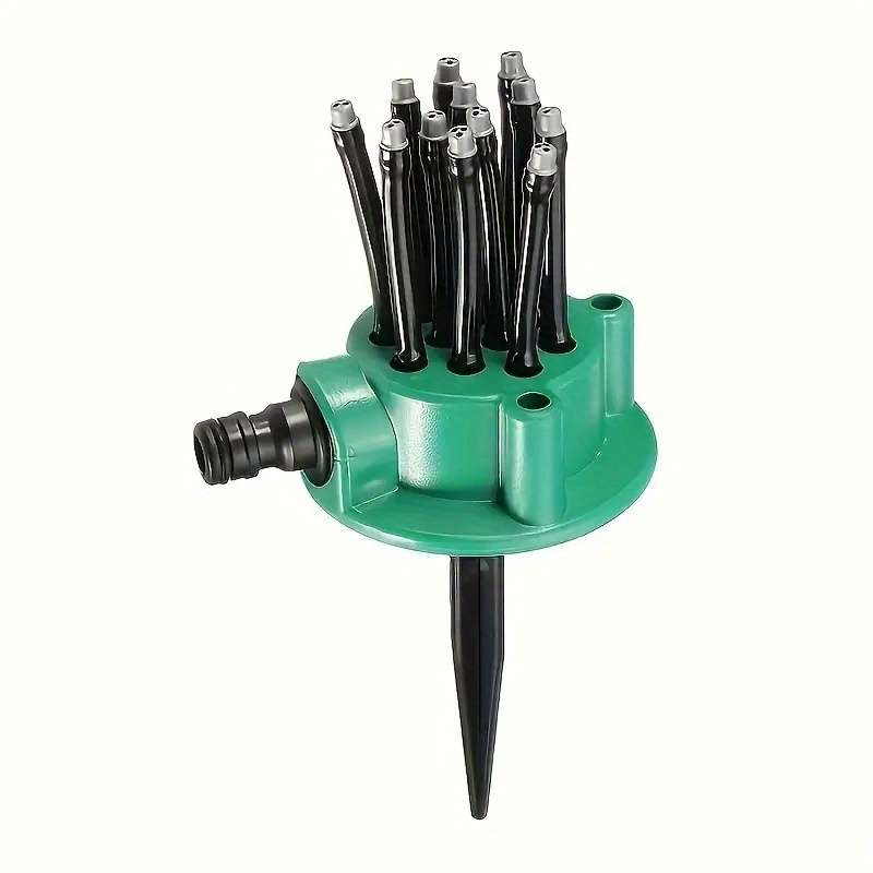 1Pc 360 Degree Automatic Multi Nozzle Sprinkler
