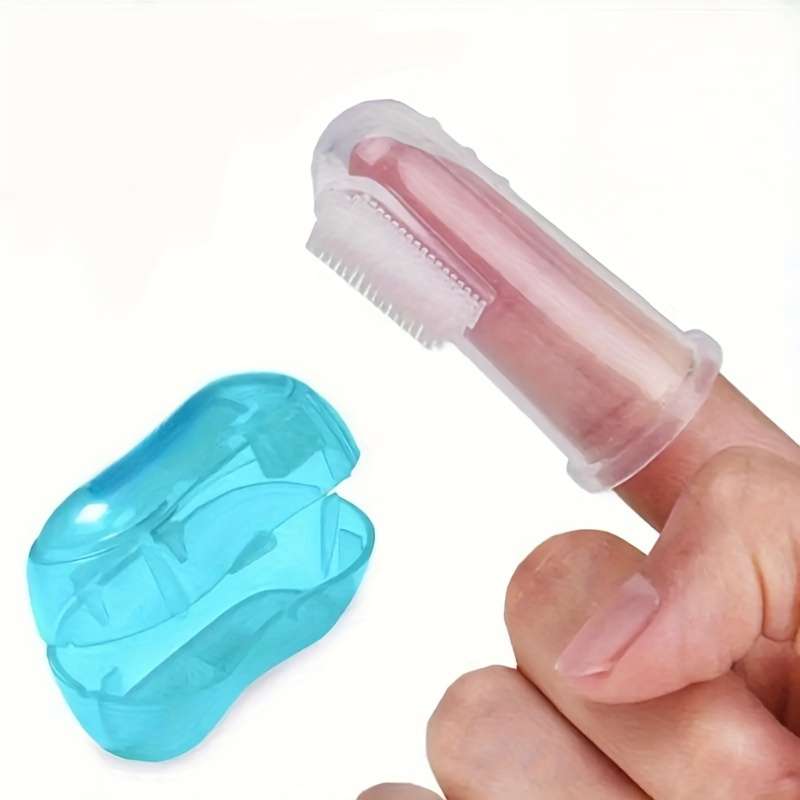 1pc Blue 2pcs 1 Comb Add 1 Finger BrushPet Comb