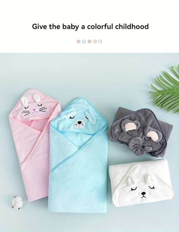 Super Absorbent Microfiber Baby Bathrobe