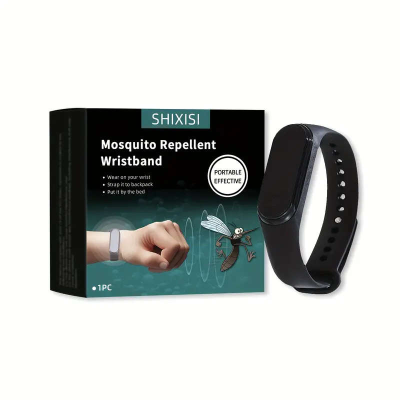 1pc Mosquito Repellent Wristband Stylish Versatile Chemical-Free Safe for All Skin Types Effective