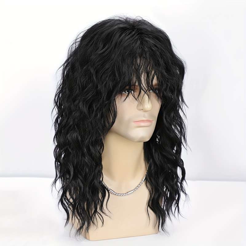 1Pc Black Fashion Design Wig