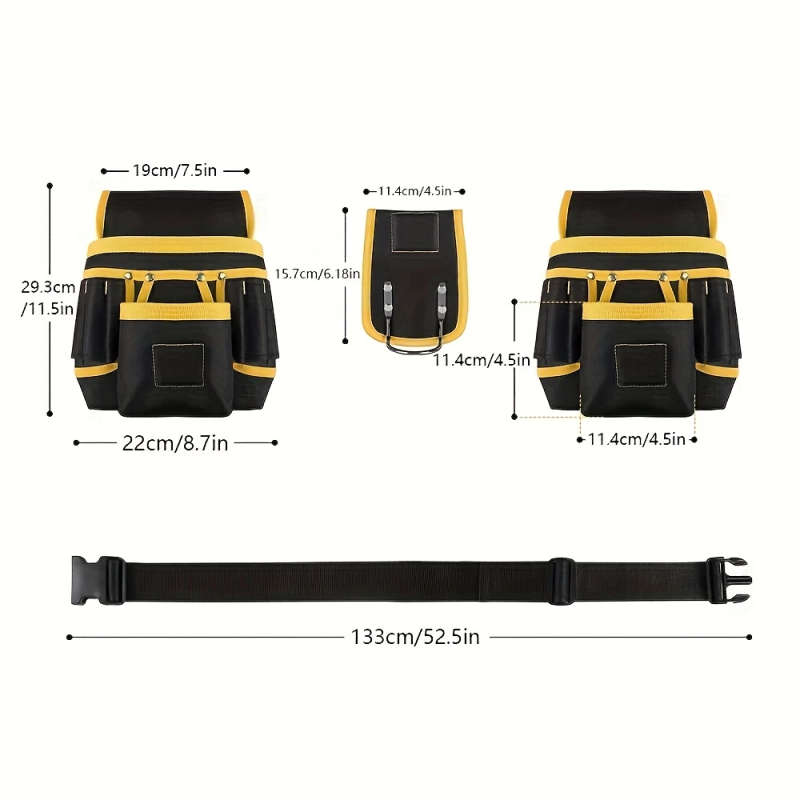 Professional Grade 26 Compartment Tool Belt
