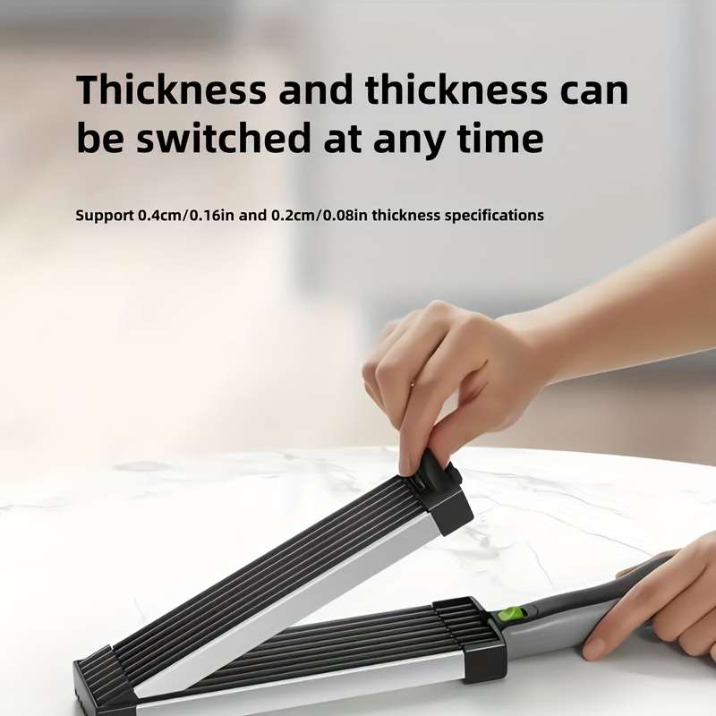 1 set Versatile Stainless Steel Meat Slicer Quick Easy Manual Operation for Perfect Slices