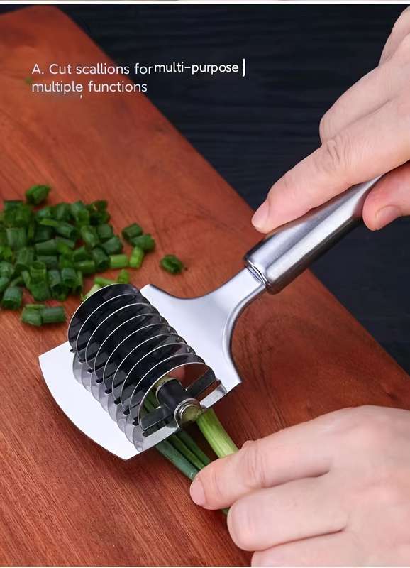 1pc Stainless Steel Noodle Cutter Multifunctional Manual Noodle Slicer Kitchen Noodle Press Machi