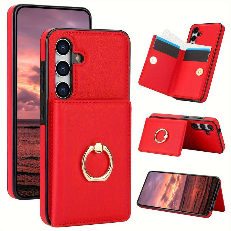 1pc  Red  For Samsung Galaxy A52 Phone Cases
