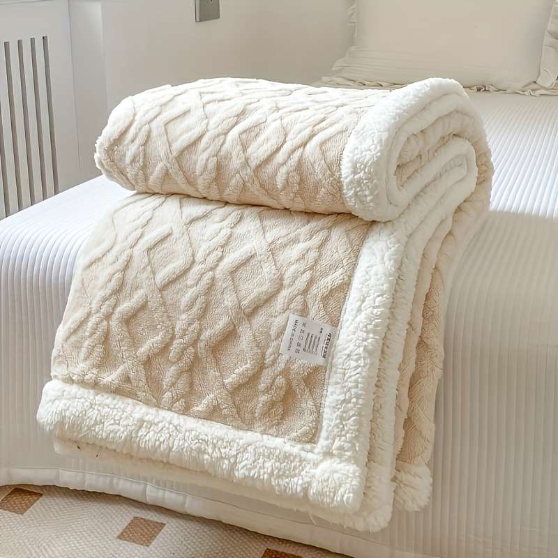 1ps Blanket Color Light Coffee size 100x150cm