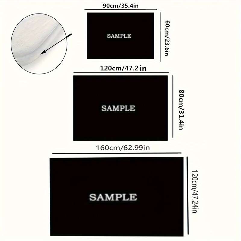 1Pc 80x120cm Floor Mat