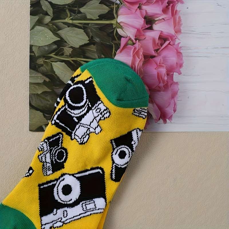 1 Pair Mixed Color One Size Socks