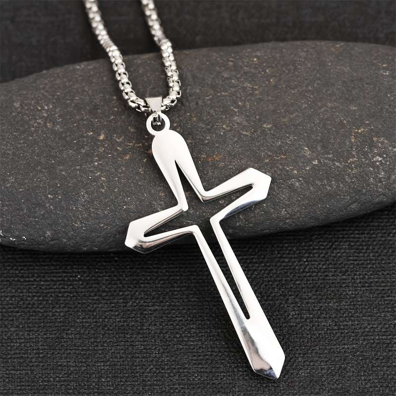 1 Piece Golden Jesus Theme Pendant