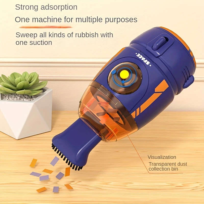 1Pc Desktop Vacuum Cleaner Easy To Clean Color Sent Randomly