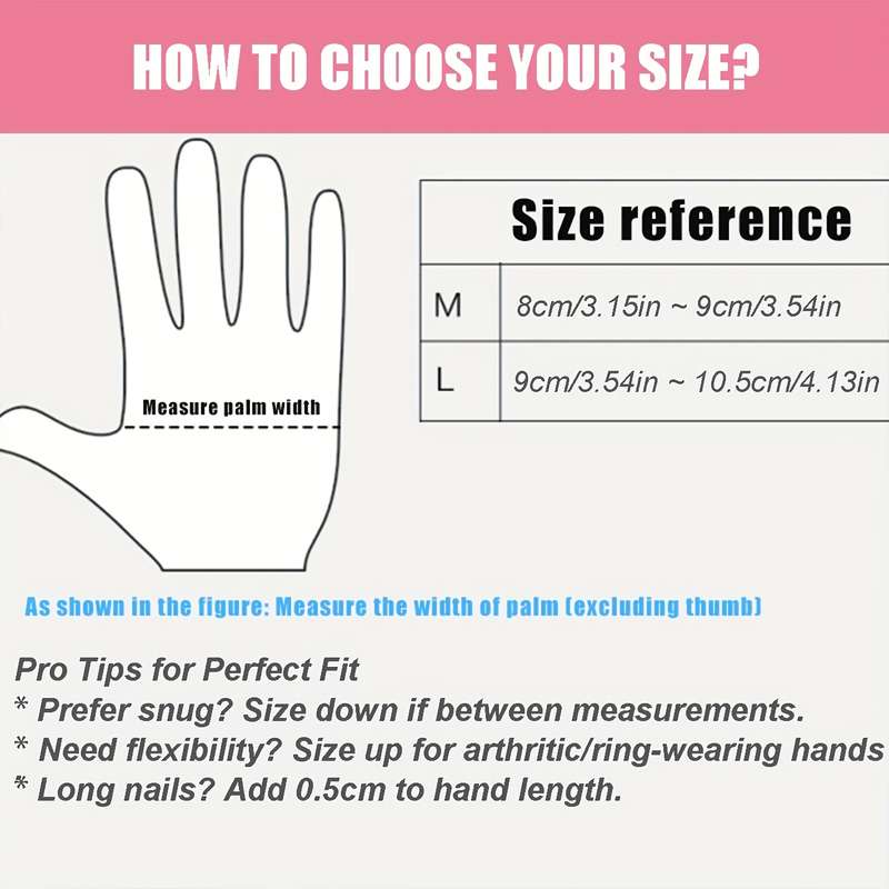 2 Pairs Pink Size  M Household Cleaning Gloves