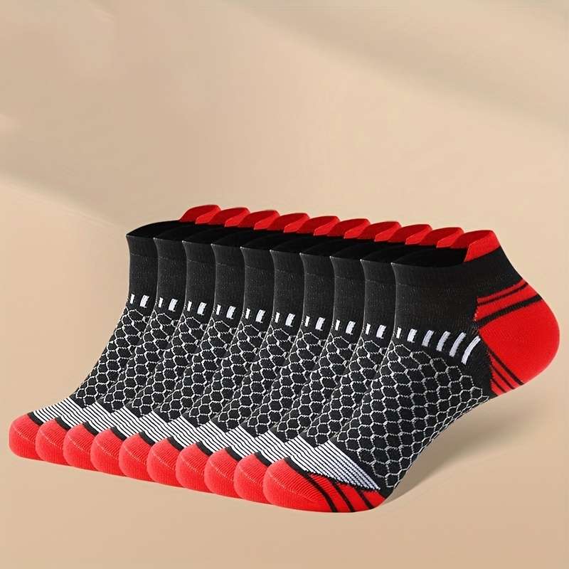 6 Pairs Of Mixed Colors One Size High Elastic Socks