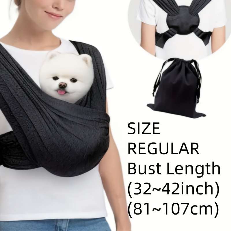 1pc Greysize One size Pet Bag