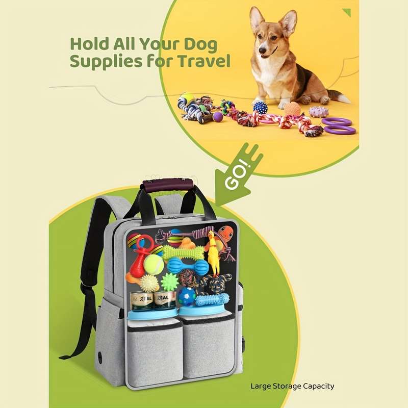 1pc Graysize L Pet Bag