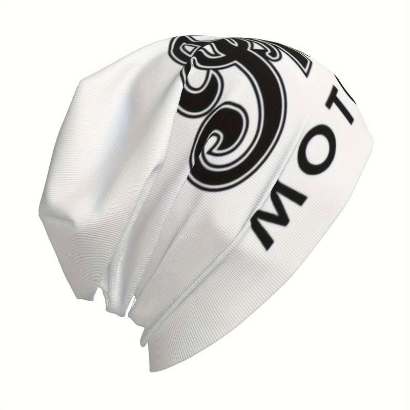 1pc Indian Motorcycles Beanie Hat Soft Thin Polyester Blend Funky Style Bonnet Cap with Log