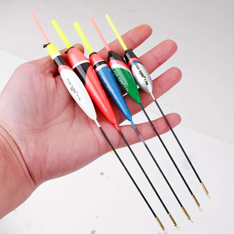 5pcs Fishing Float Set 0.035oz-0.176oz Carp Float Get a pack of glow-in-the-dark sticks as a gift Wi