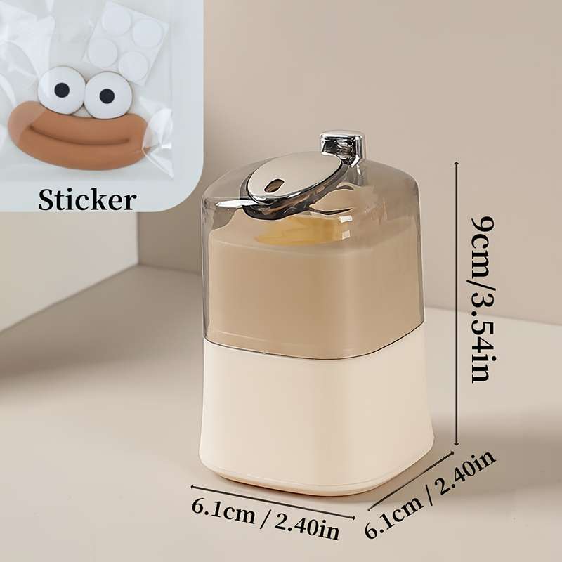 1pc Plastic Automatic Pop-Up Toothpick Dispenser Press-Type Creative and Cute with Fun Carto