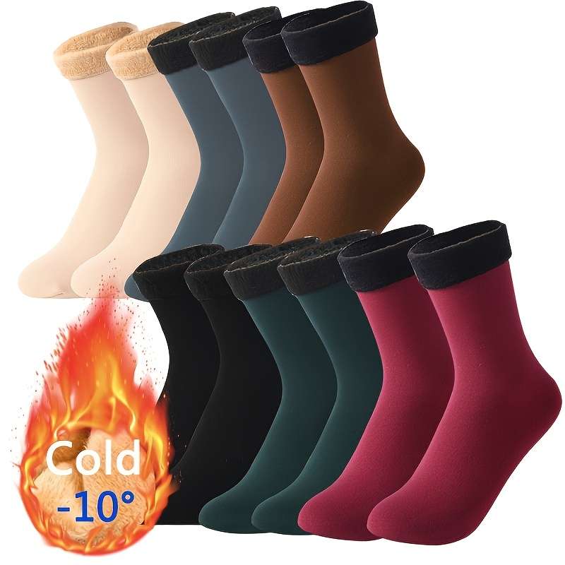 Sock 10 Pieces Beige Color  One Size