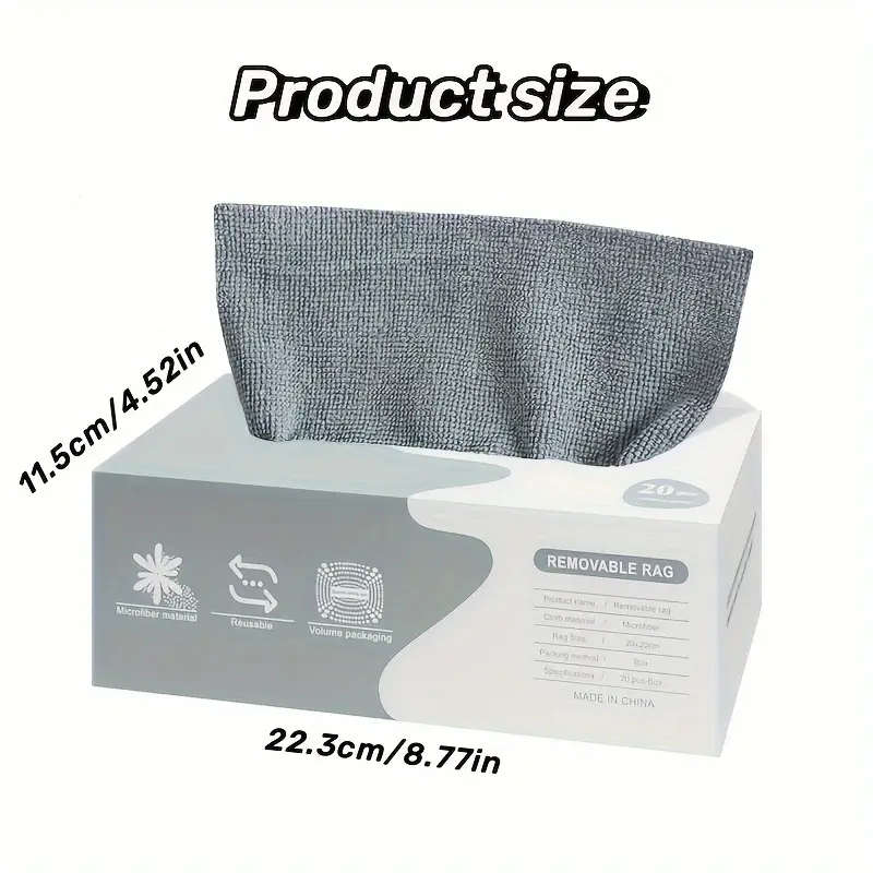 Non-Shedding And Oil-Free Scrubbing Cloth Pull-Out Disposable Lazy Cloth Thickened Super Fine Fiber