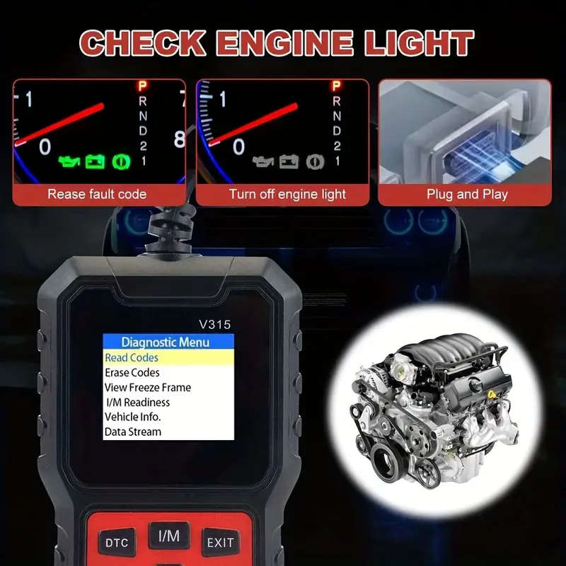 V315 OBD2 Car Diagnostic Scanner