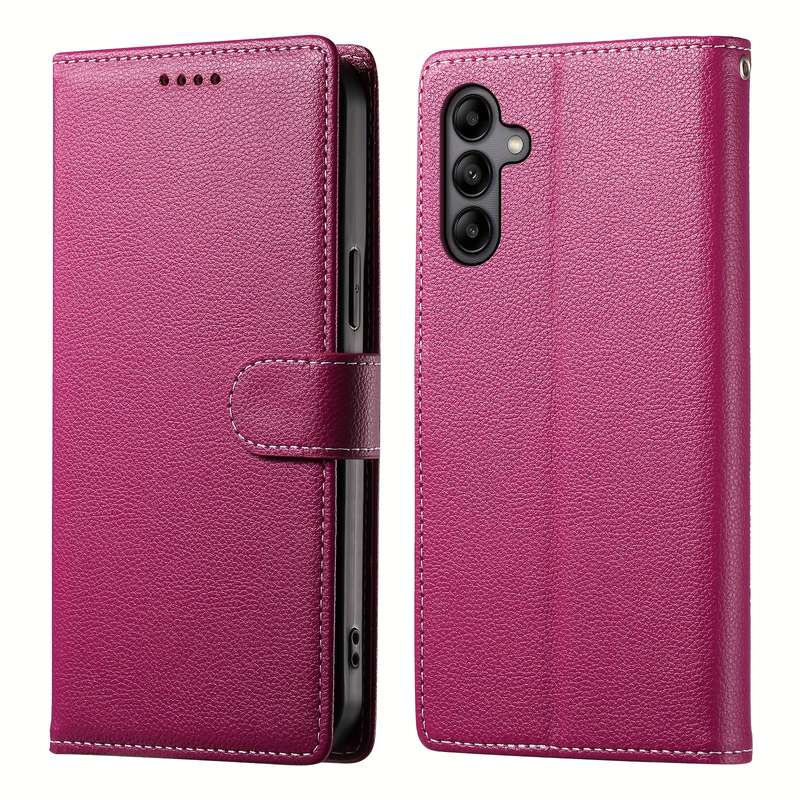 1pc Rose Red For Samsung Galaxy A15 Phone Cases