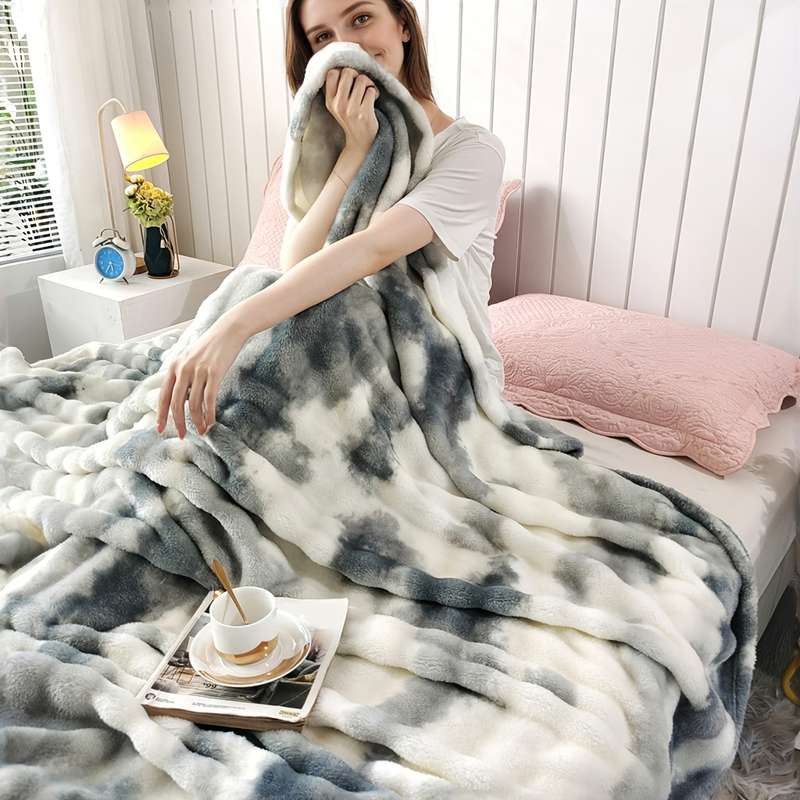 1ps Blanket Color Light Coffee size 200x230cm