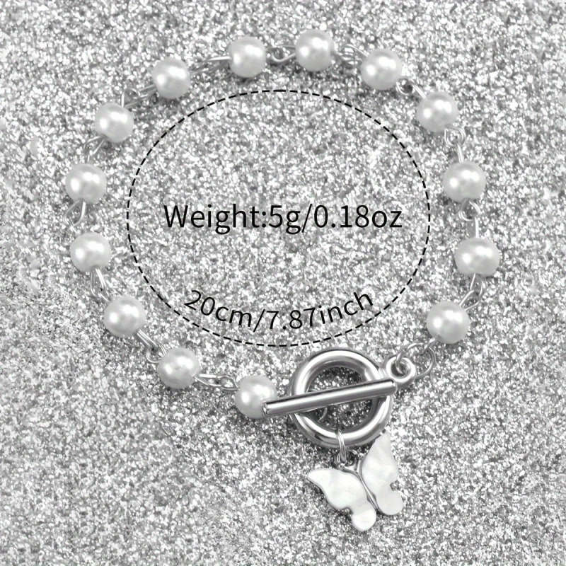 2pcs Set Women'S Fashion Hollow Dial Quartz Wrist Watch and Bracelet Set Round Alloy Case Faux Leath
