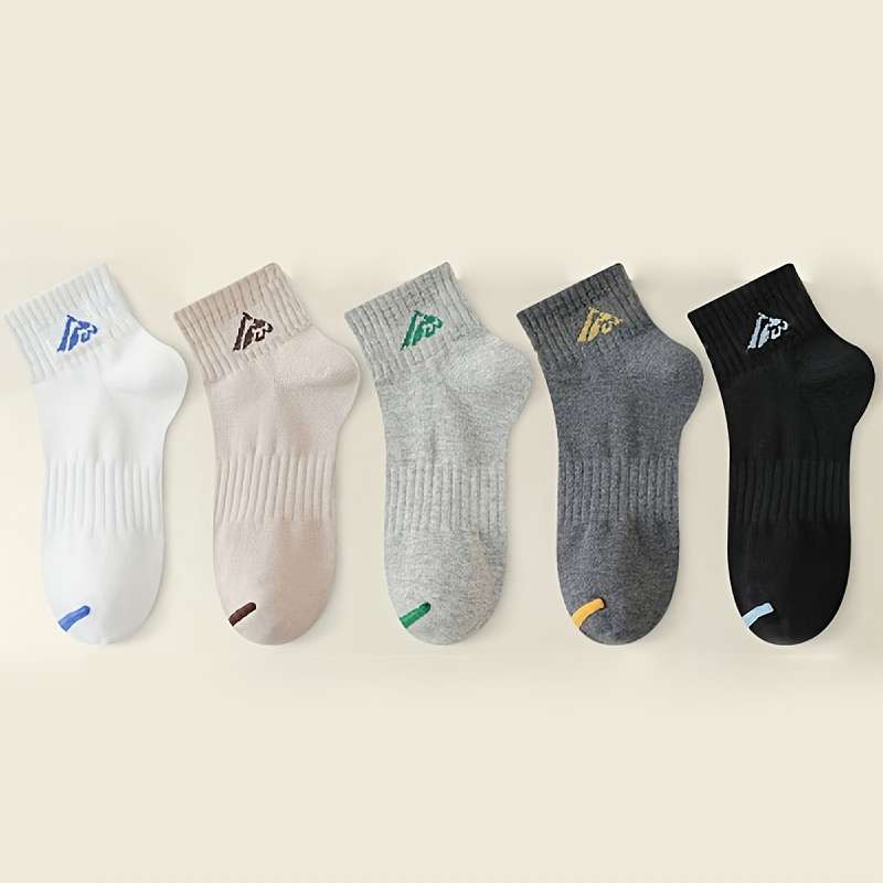 5 Pairs Mixed Color One Size High Elastic Socks