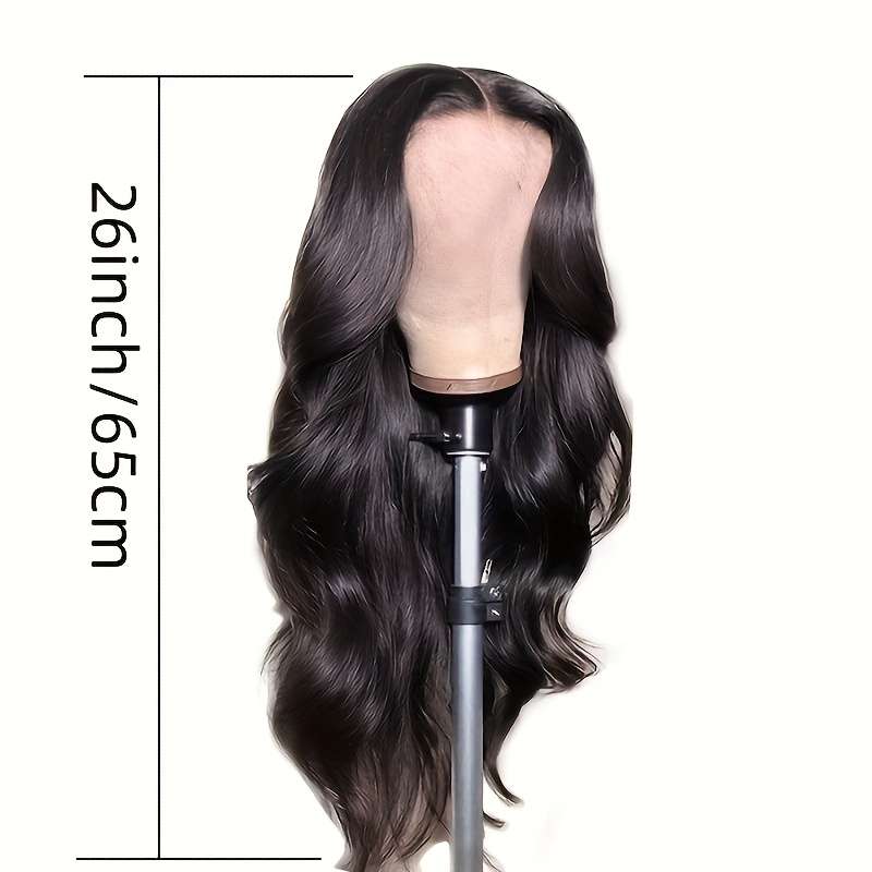 1Pc Black 66.04cm Fashion Design Wig