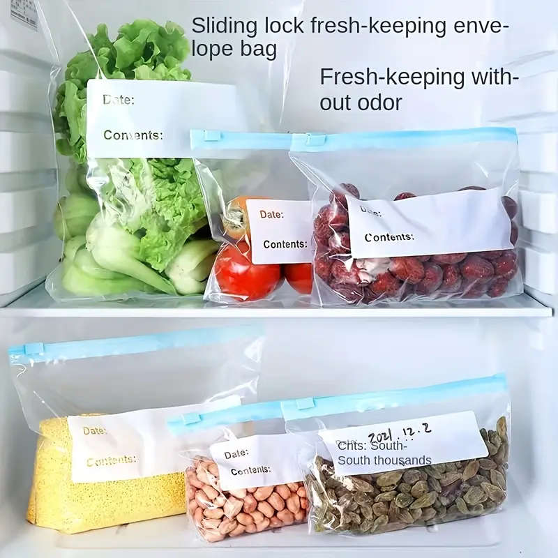 15 Leak-Proof Zip-Lock Freezer Bags